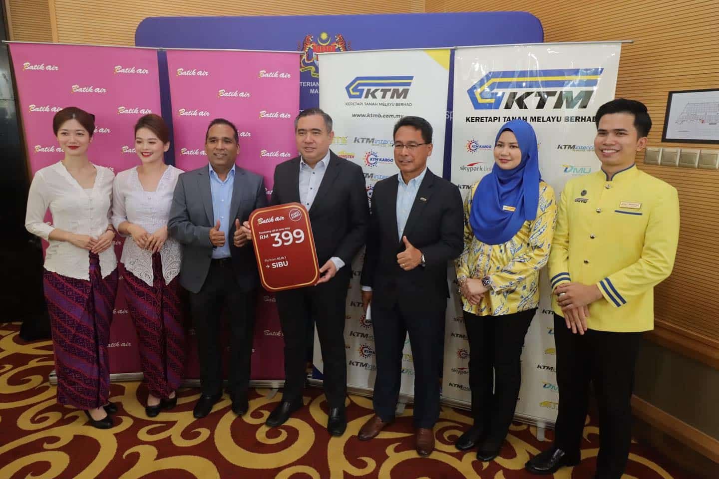 陆兆福:峇迪航空同意增航班飞往诗巫  满足农历新年高需求