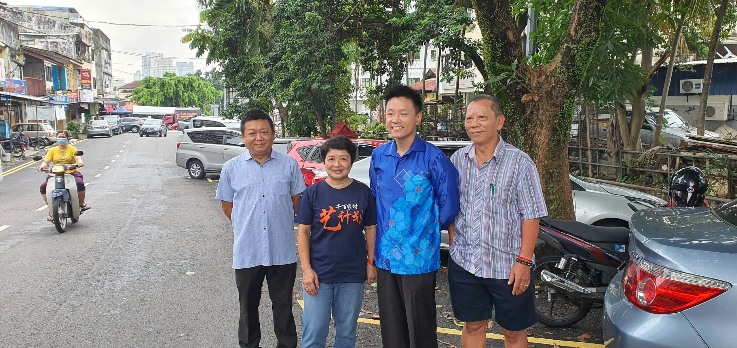 铺路.清垃圾.规划停车位   千百家村PJU1/1路大整顿