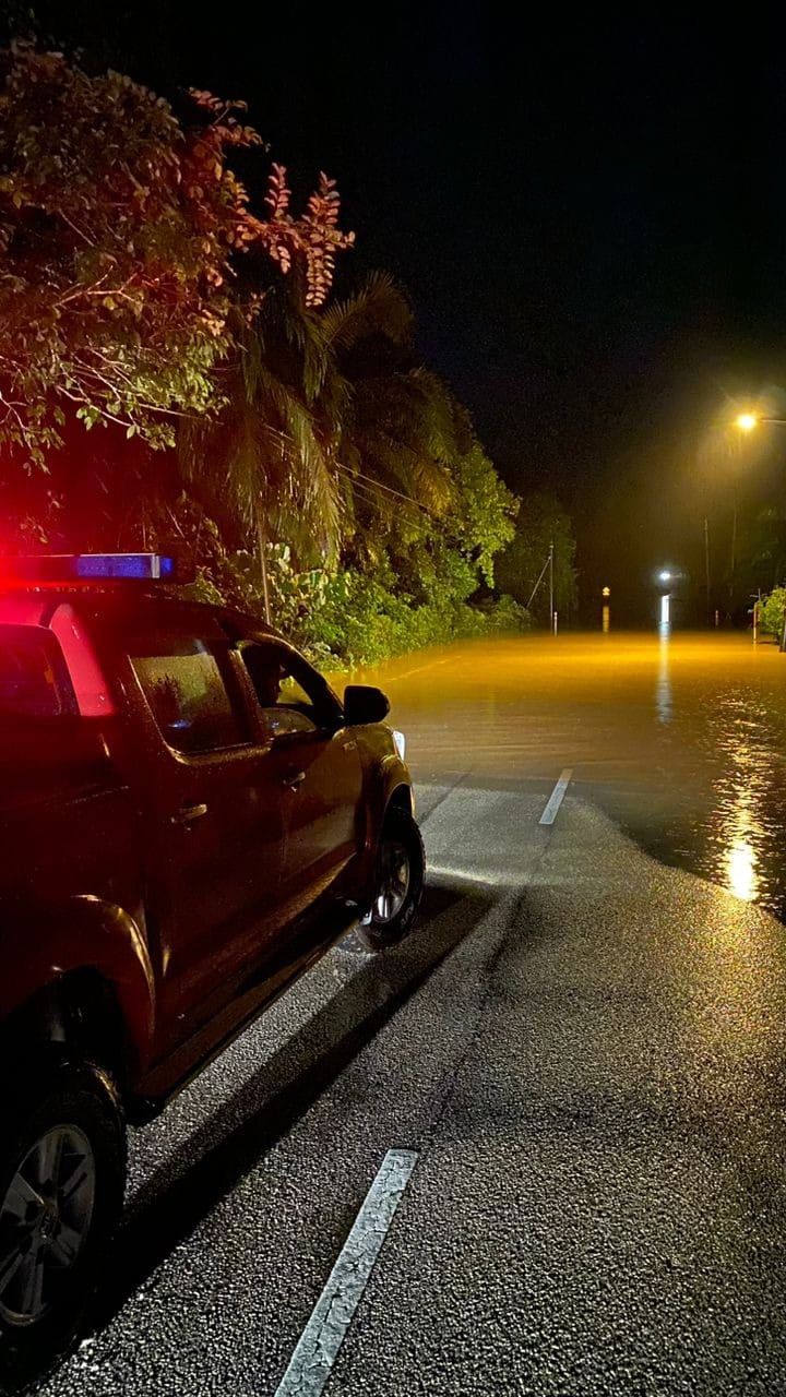 林明镇昨闪电大水灾 老翁被急流卷走溺毙