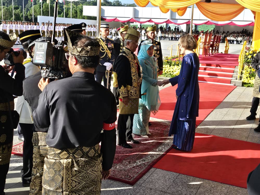 Foreign diplomatic corps extend wishes to King, Queen