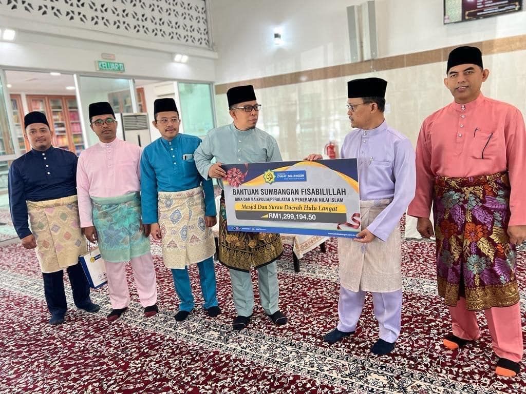 LZS agih RM1.2 juta tampung kos baik pulih seluruh institusi agama di Hulu Langat