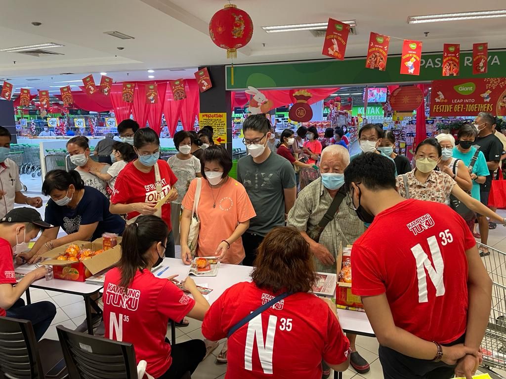 杜顺大区400户华裔家庭  各获RM200购物劵办年货