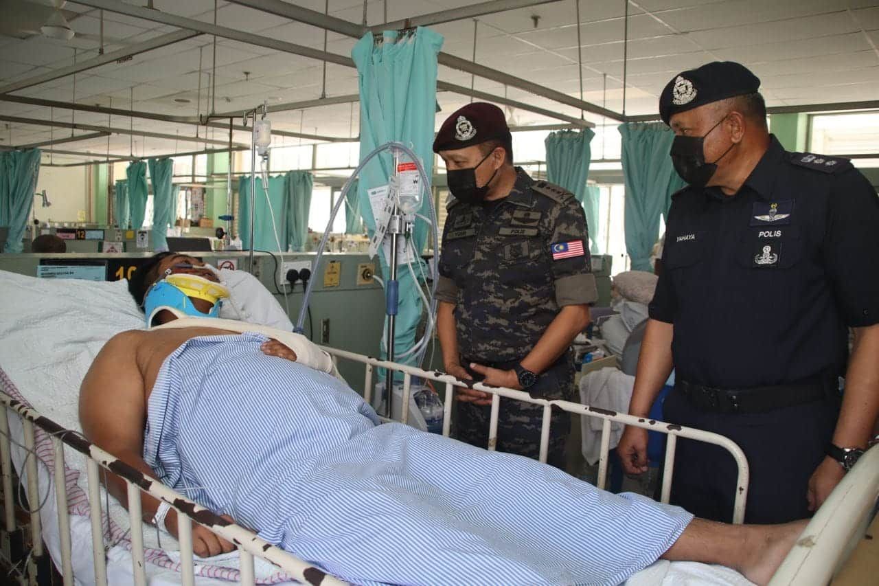 情侣涉嫌连撞2次巡警至重伤 昨快速被警方逮捕助查