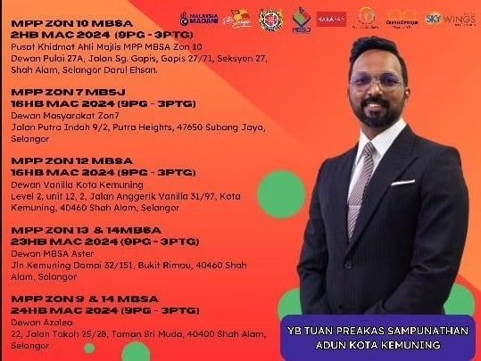 கோத்தா கெமுனிங் தொகுதியில் சுகாதார கர்னிவல் ஏற்பாடு