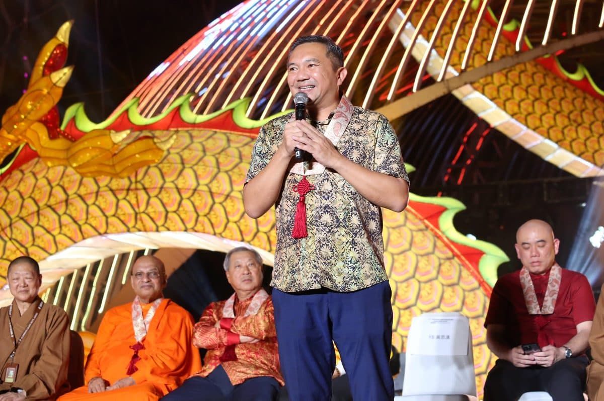 【东禅寺灯会启灯】布城雪州一致中庸治国   黄思汉：照顾全民福祉