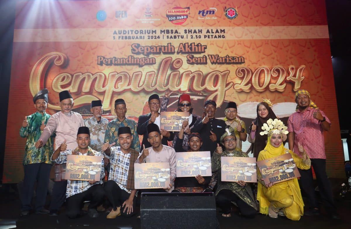 Enam kumpulan mara ke final Pertandingan Seni Warisan Cempuling Mei ini
