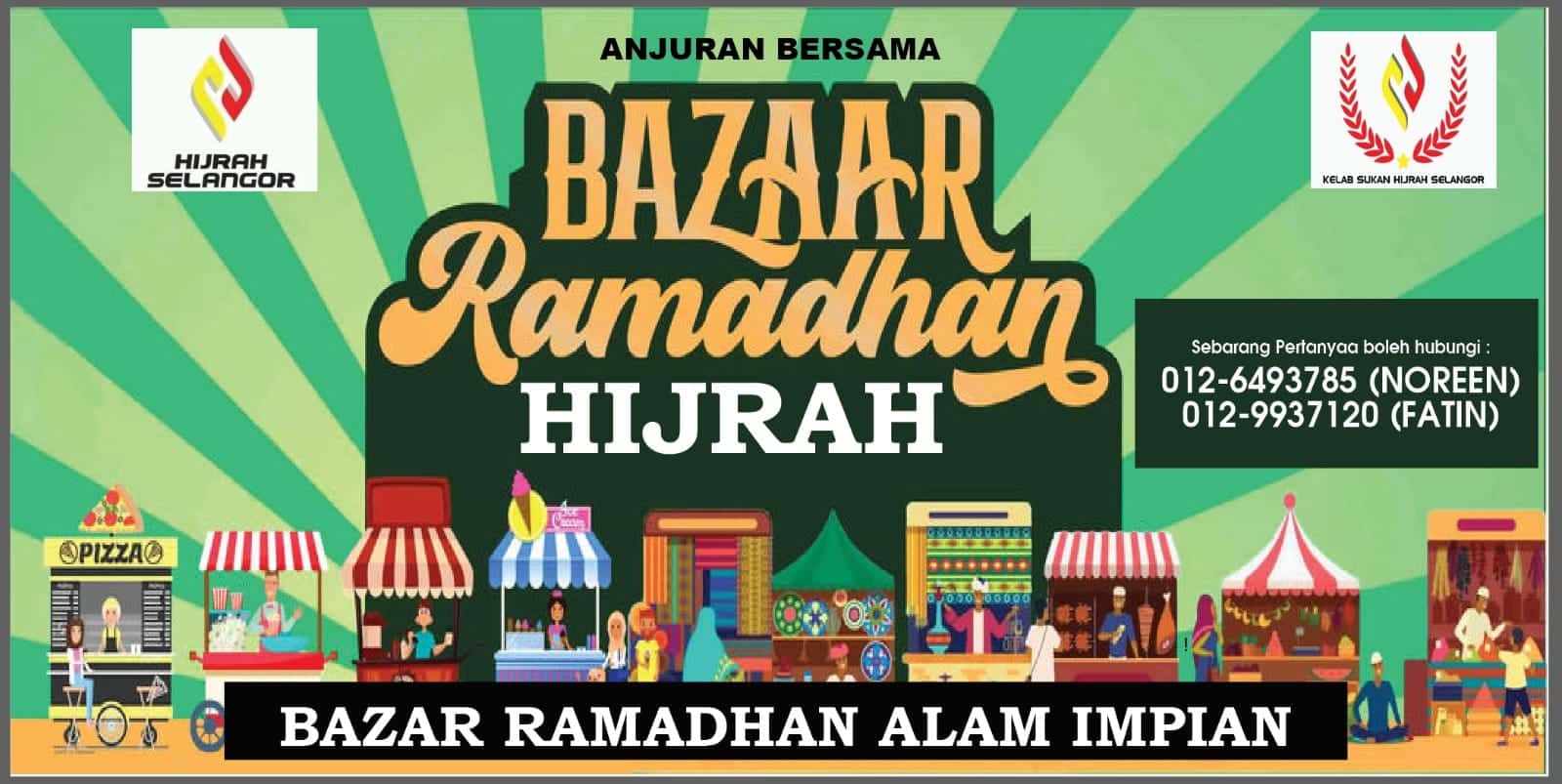 Yayasan Hijrah tawar 50 tapak sewa bazar Ramadan di Shah Alam