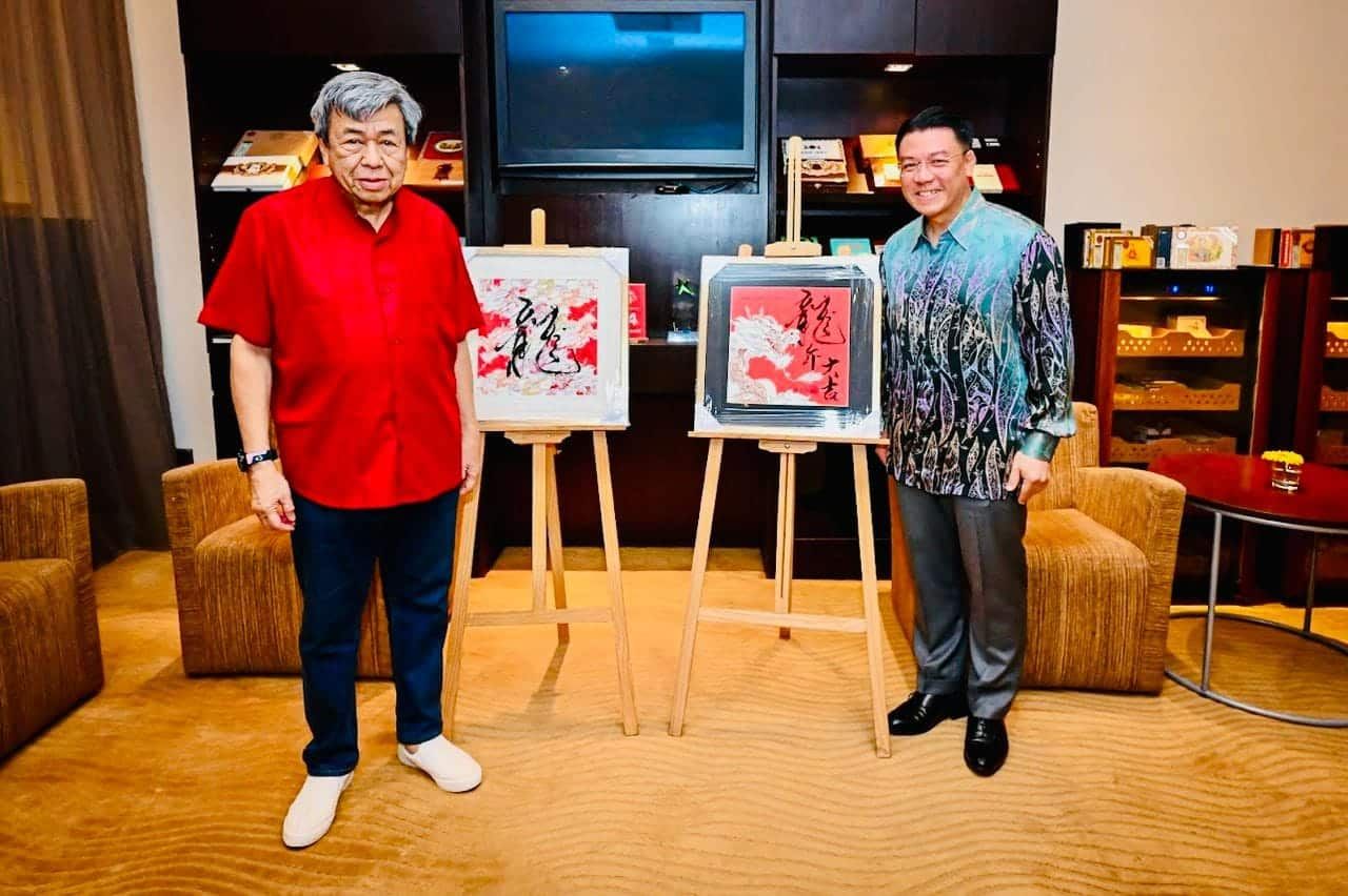 雪苏丹接见倪可敏  吁各族团结振兴经济