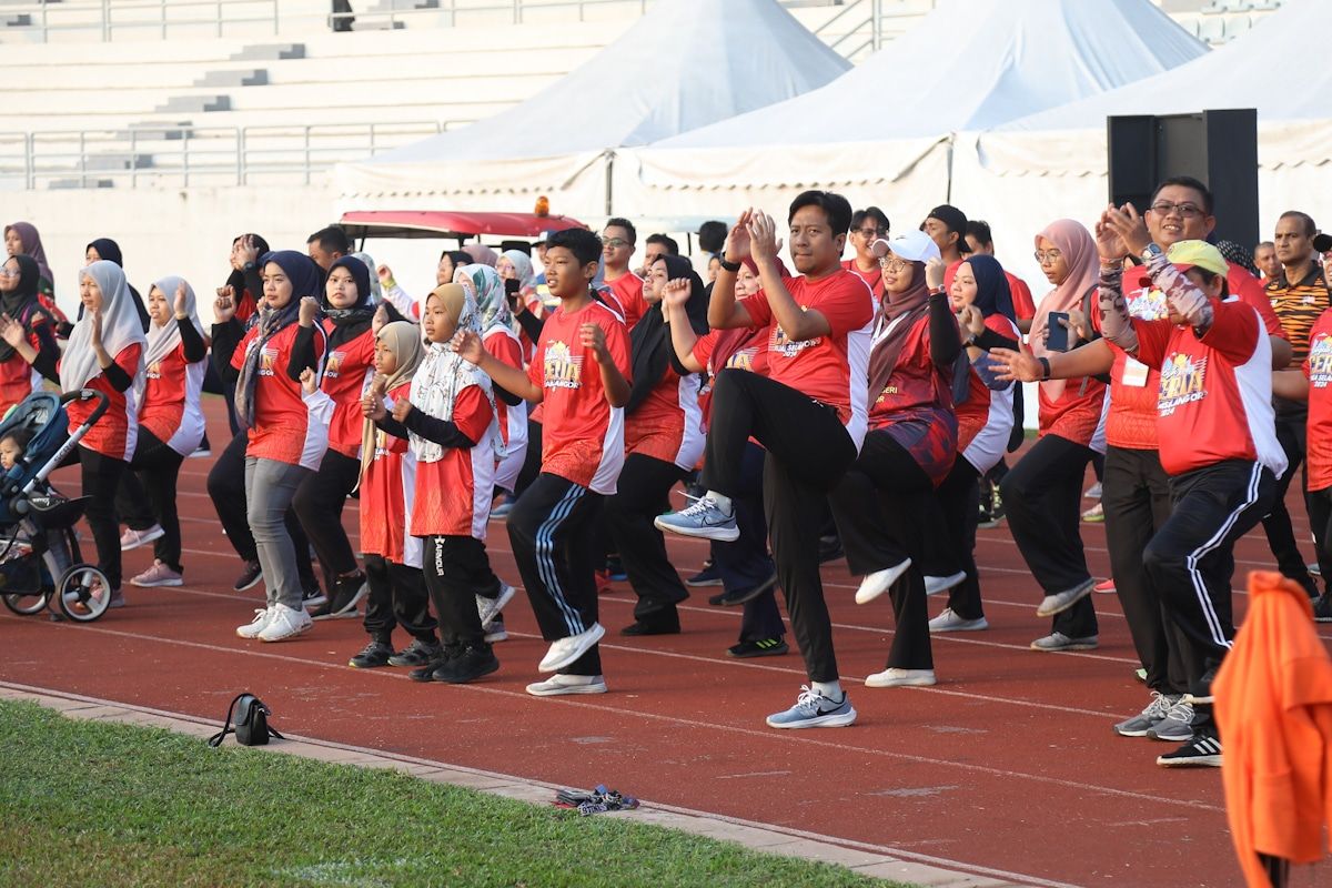 Galak aktiviti sihat, lebih 1,000 sertai larian santai sejauh empat kilometer