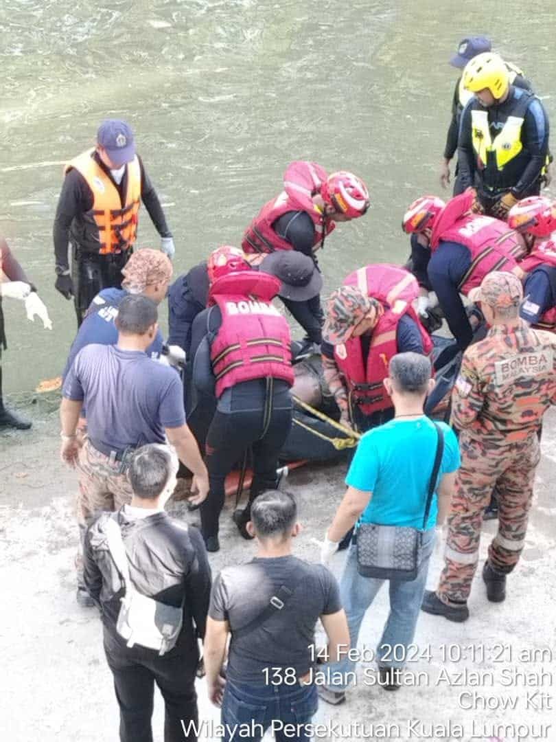 周二晚坠入巴生河 溺毙外籍男今搜获