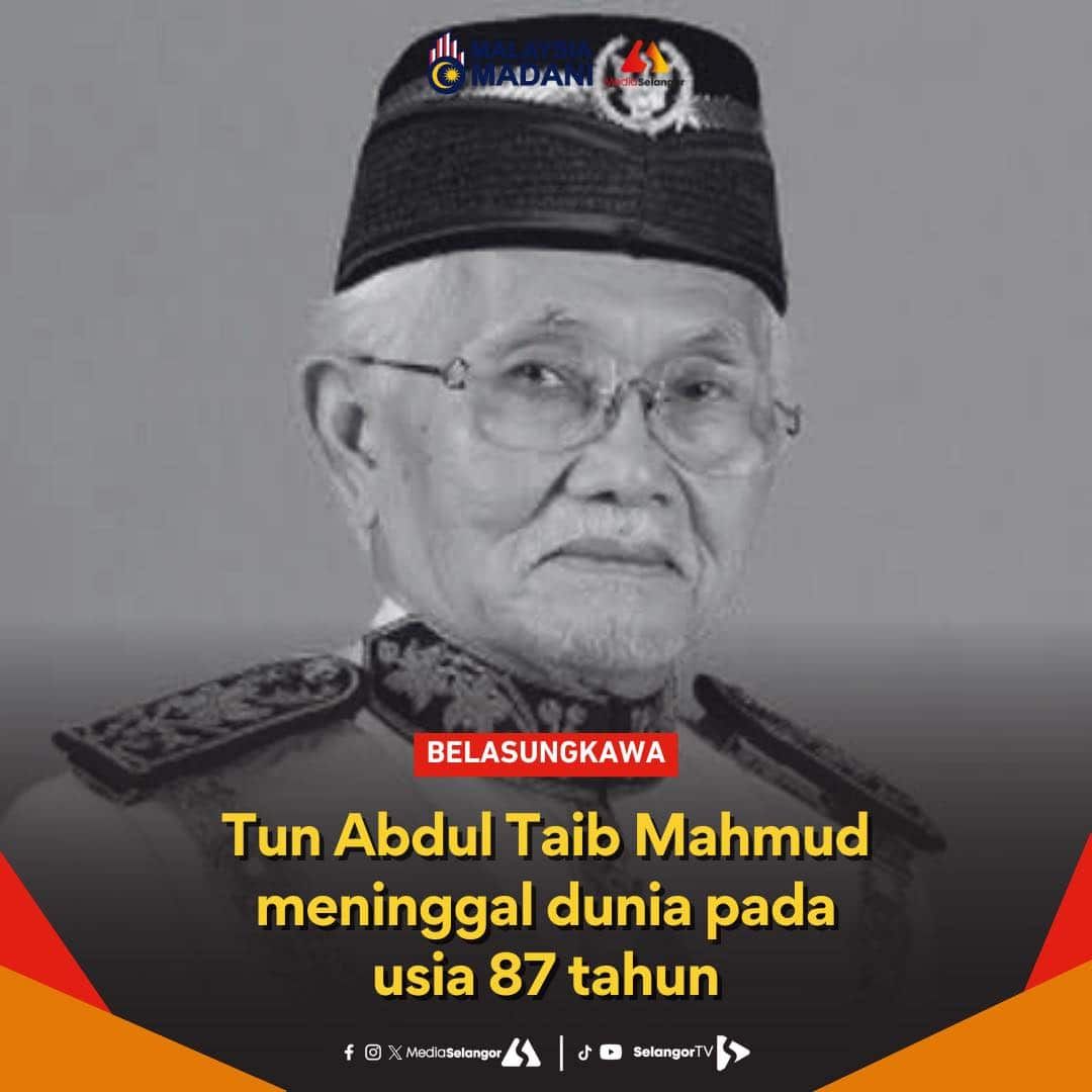 Tun Taib Mahmud meninggal dunia