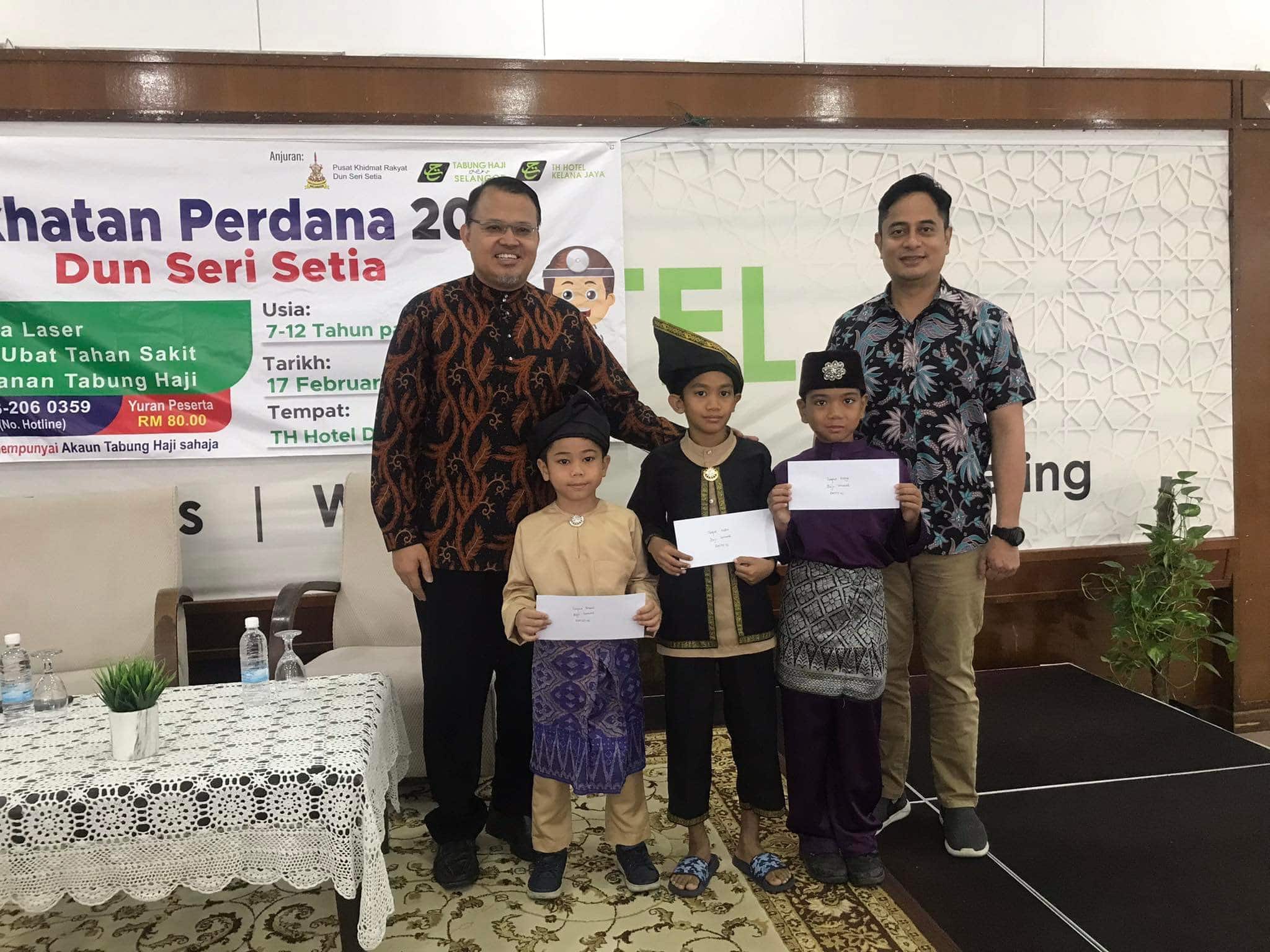 37 kanak-kanak sertai program khatan perdana DUN Seri Setia