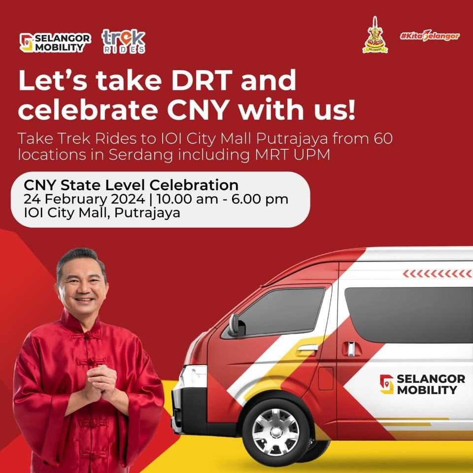 电召客货车60站点站岗  载送民众赴雪新春大团拜