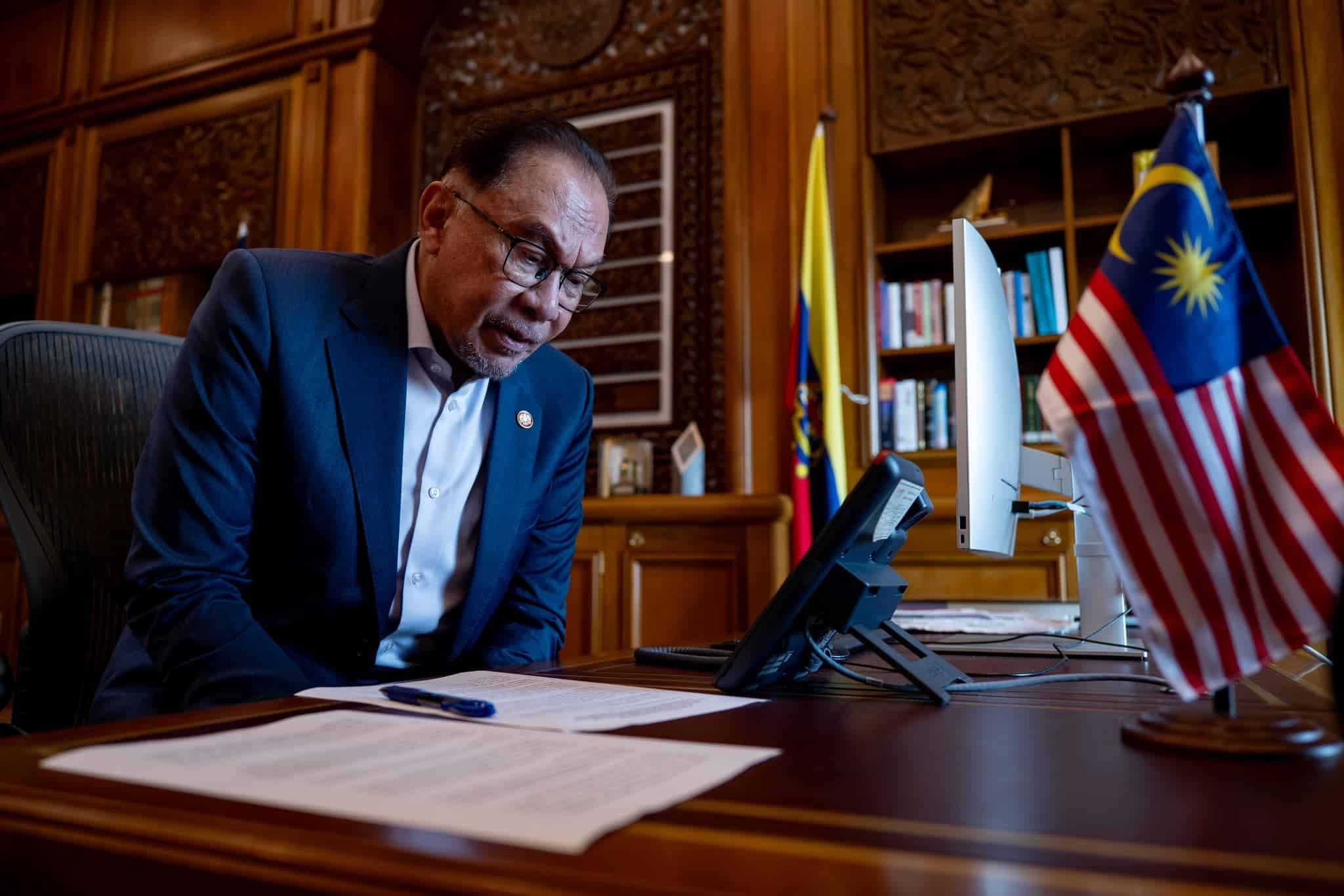 安华发贺电祝埃及总统胜选    感谢施援巴物资运至加沙