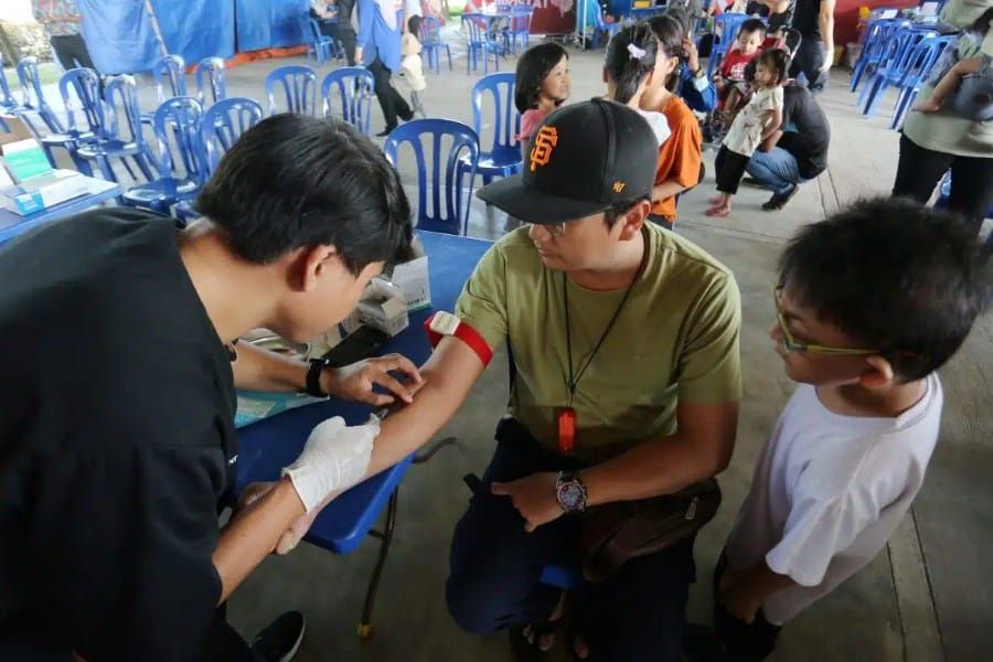 民众赞雪免费体检计划  掌握健康.及早治疗