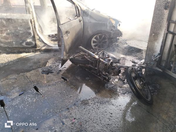 中年男女不知何故争吵 均被失火交通烧伤近全身