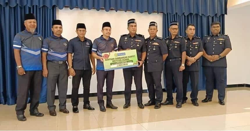 LZS agih lebih RM100,000 baik pulih empat surau di Sabak Bernam