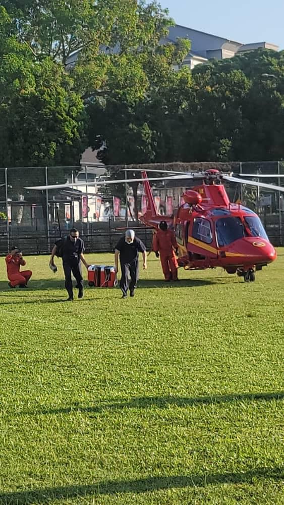 Bomba bantu terbangkan organ jantung dari Melaka ke HKL
