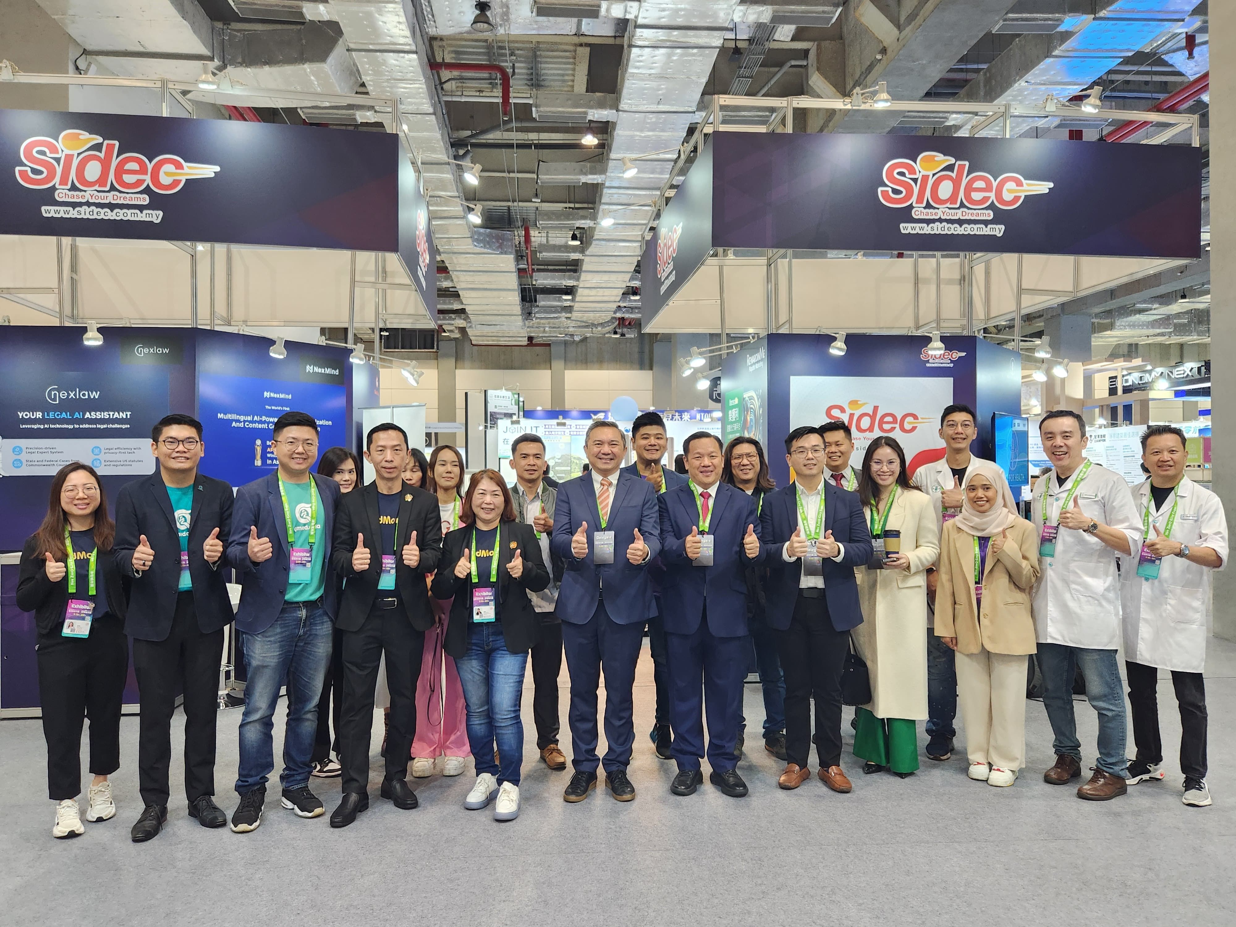 SIDEC新创团队与台湾智慧单位 签署多项备忘录.促进雪州智慧城发展