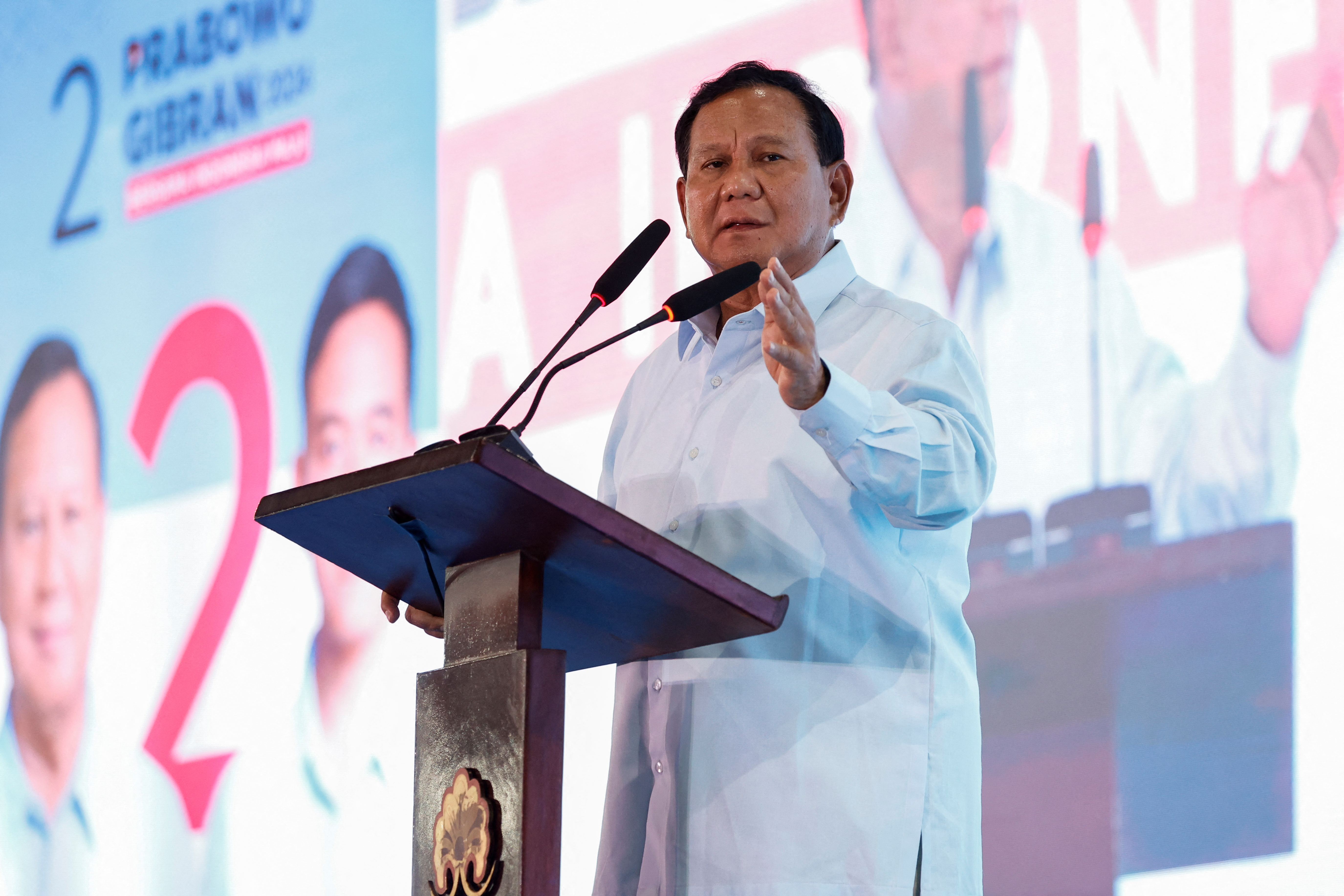Indonesia's presumed president Prabowo promises smooth transition of power