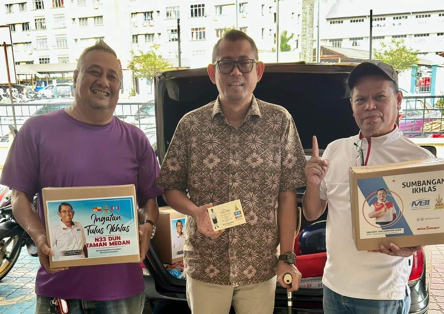 தாமான் மேடான் தொகுதியில் உதவி தேவைப்படும் 200 குடும்பங்களுக்கு உணவுக் கூடைகள் விநியோகம்