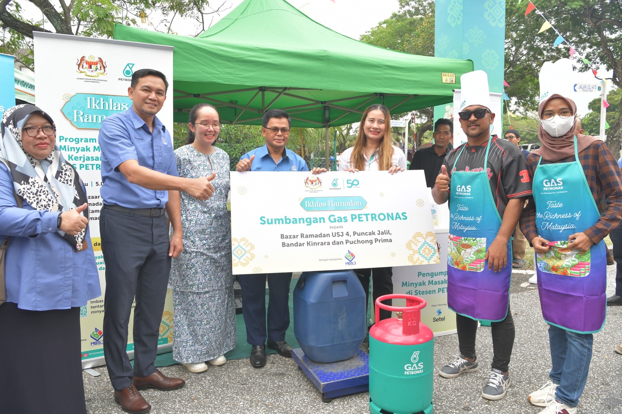 MBSJ kumpul 110kg minyak terpakai, 602kg lebihan makanan