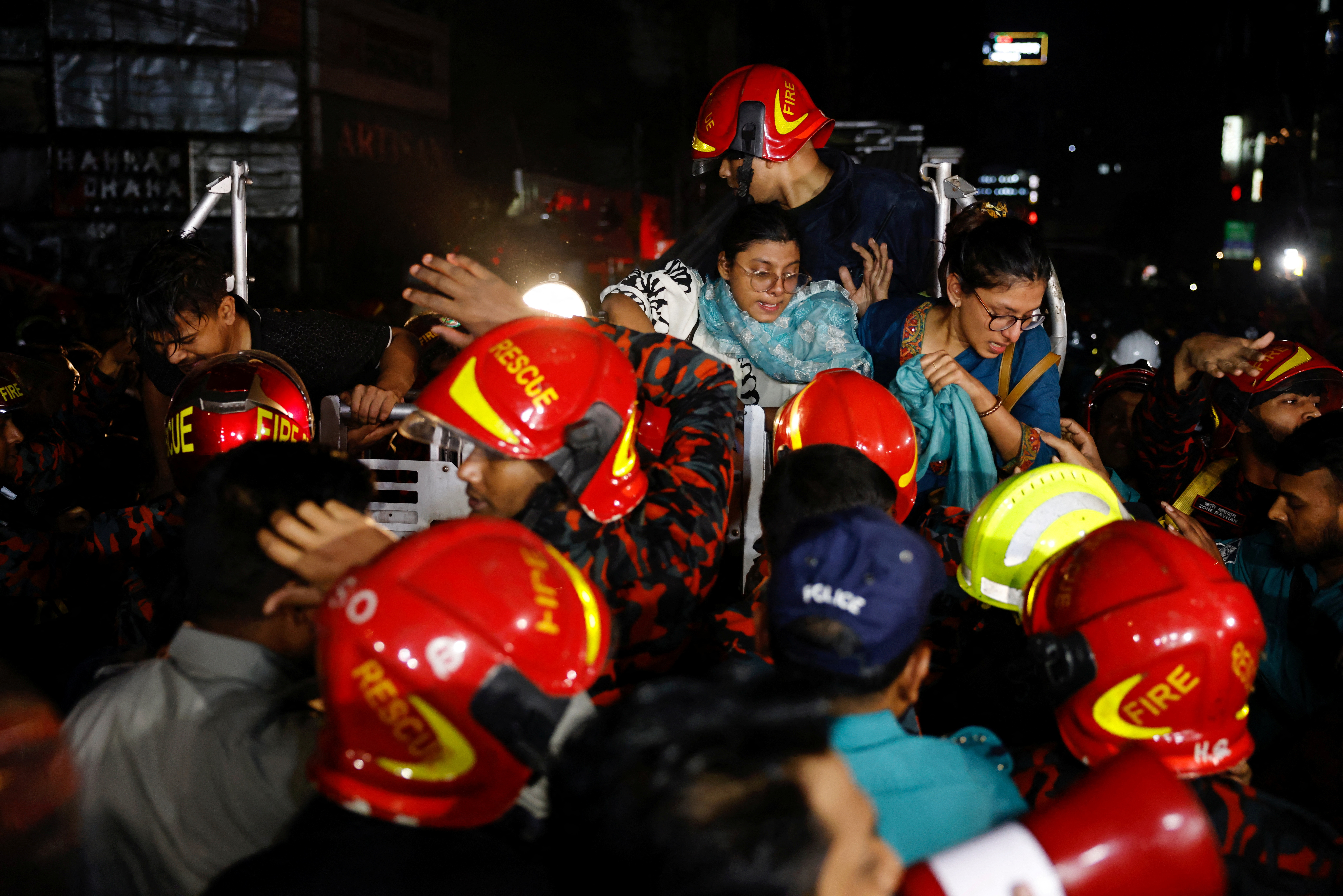 Bangladesh building fire kills at least 43, injures dozens