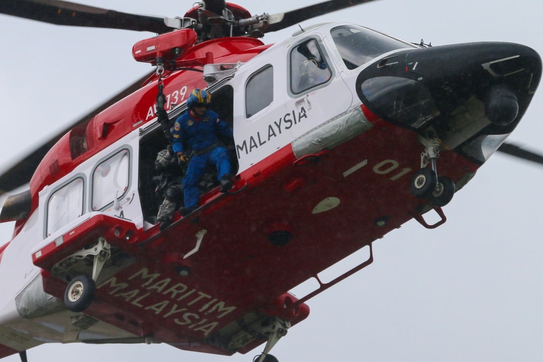 Helikopter AW139 dibawa naik tengah malam tadi sebelum dihantar ke Subang