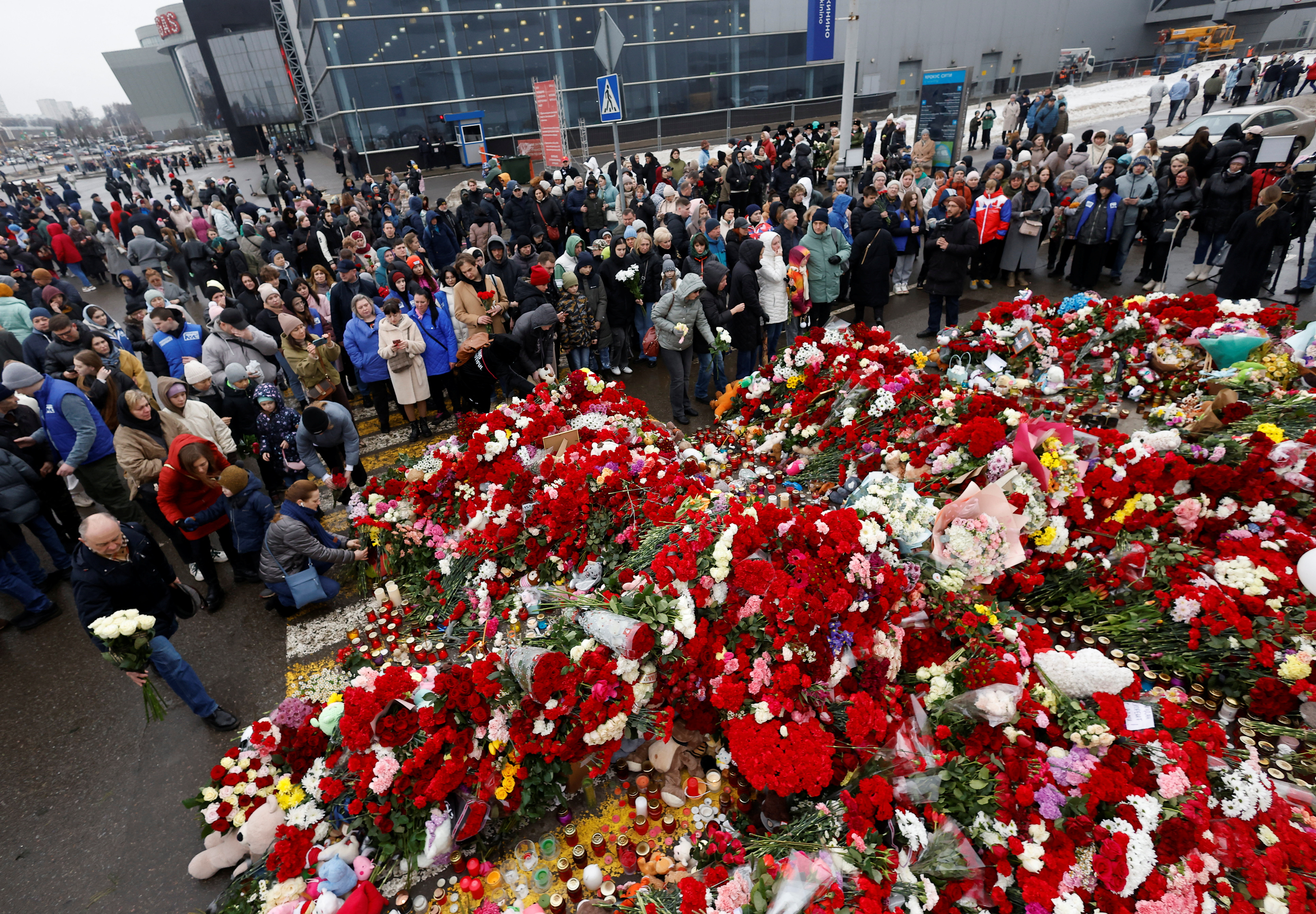 Russia mourns as suspects charged in deadly concert hall attack