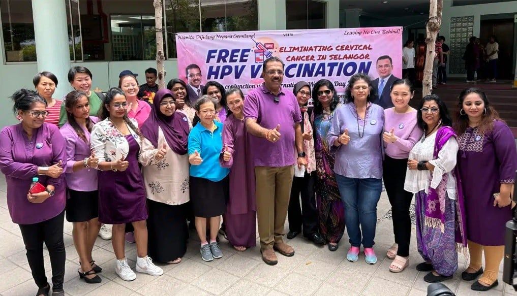 圣淘沙区300少女  古纳拉：免费接种HPV疫苗