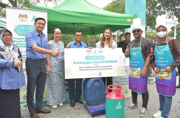 梳邦市厅回收110公斤食用油 6斋戒市集回收602公斤剩食