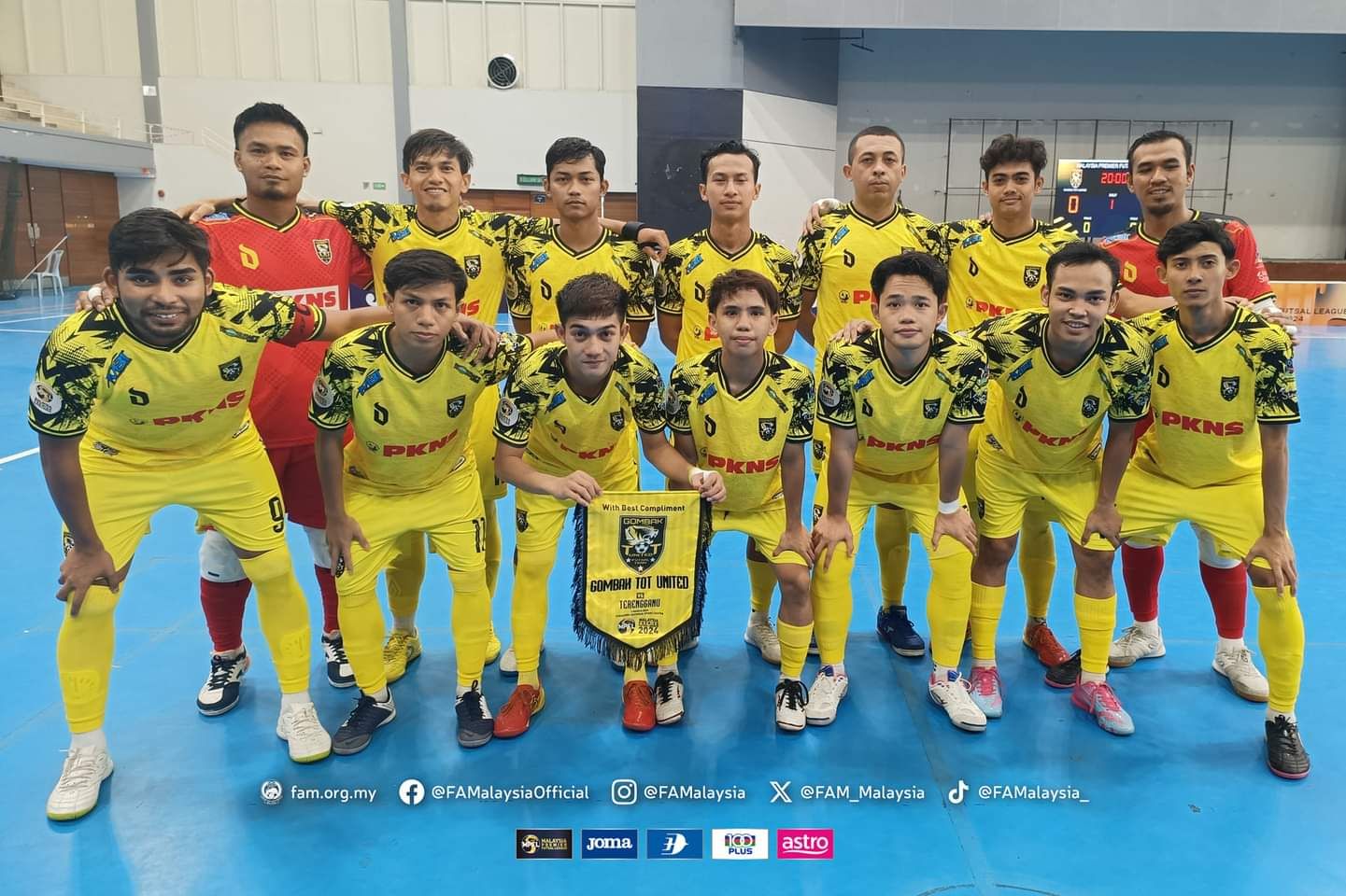 Gombak TOT United kekalkan momentum kemenangan selepas tundukkan Terengganu di MPFL