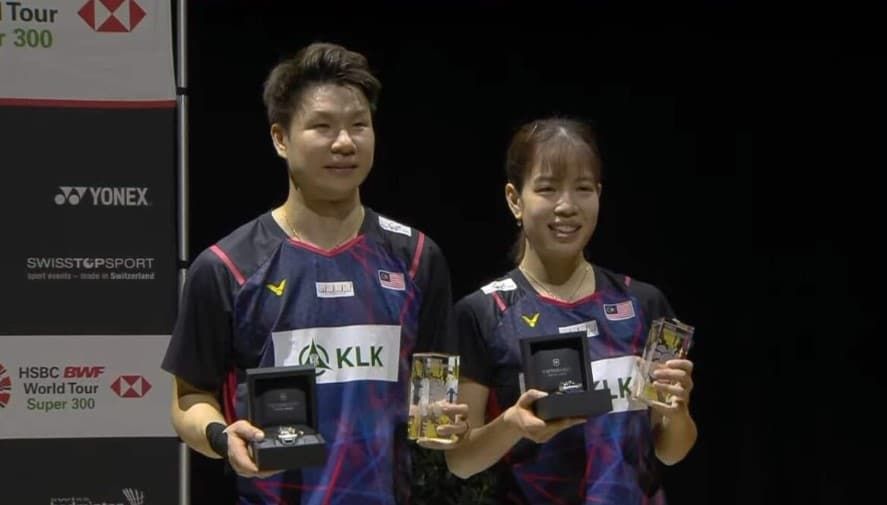 瑞士羽球超级300赛 大马夫妻档阀敏夺混双冠军