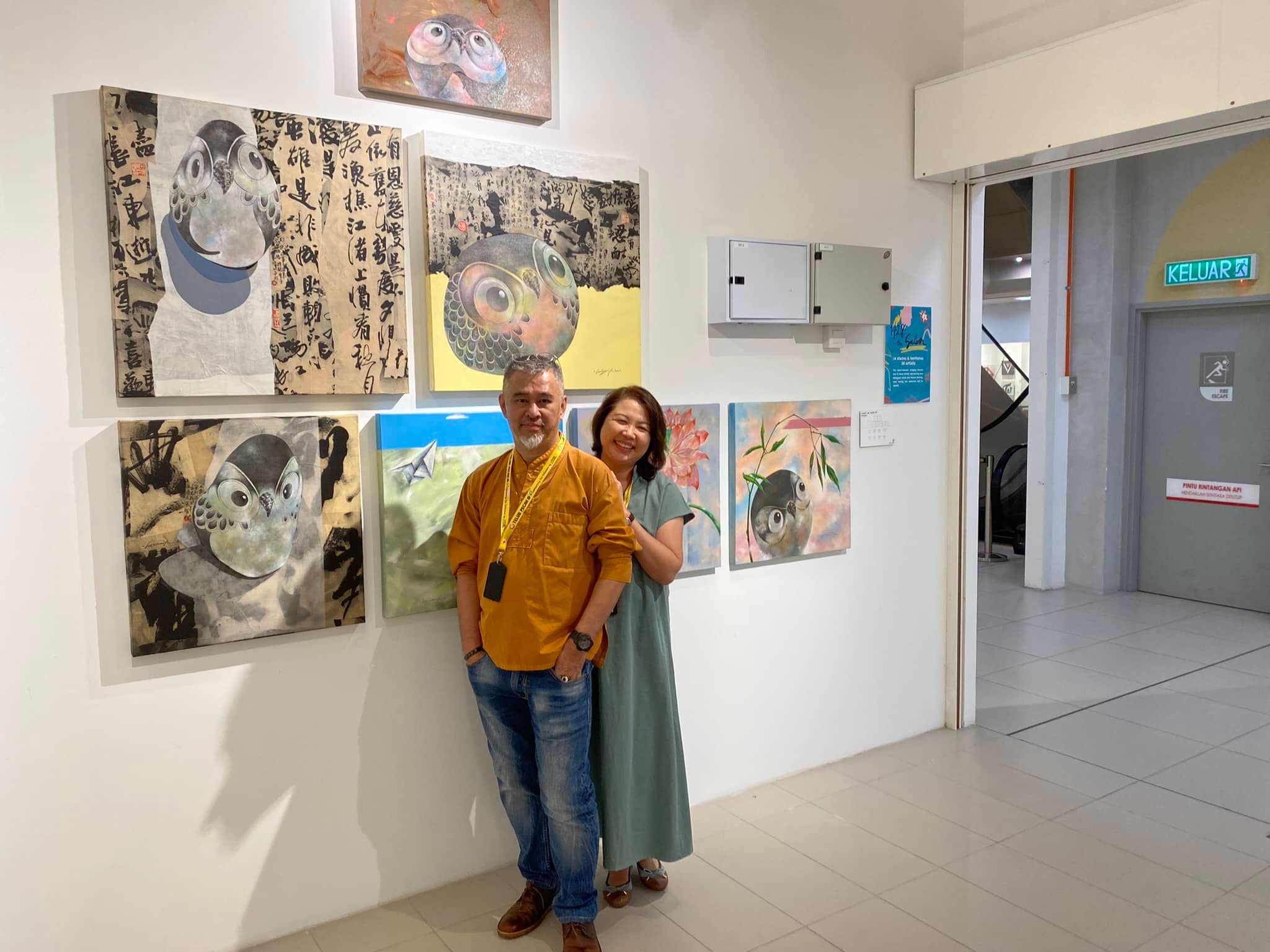 石头鹰与墨宝：一对夫妻的艺术奇迹