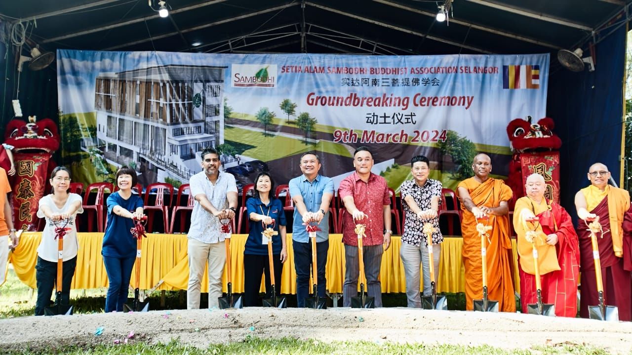 州政府拨地三菩提佛学会弘法 包容支持雪州的多元性