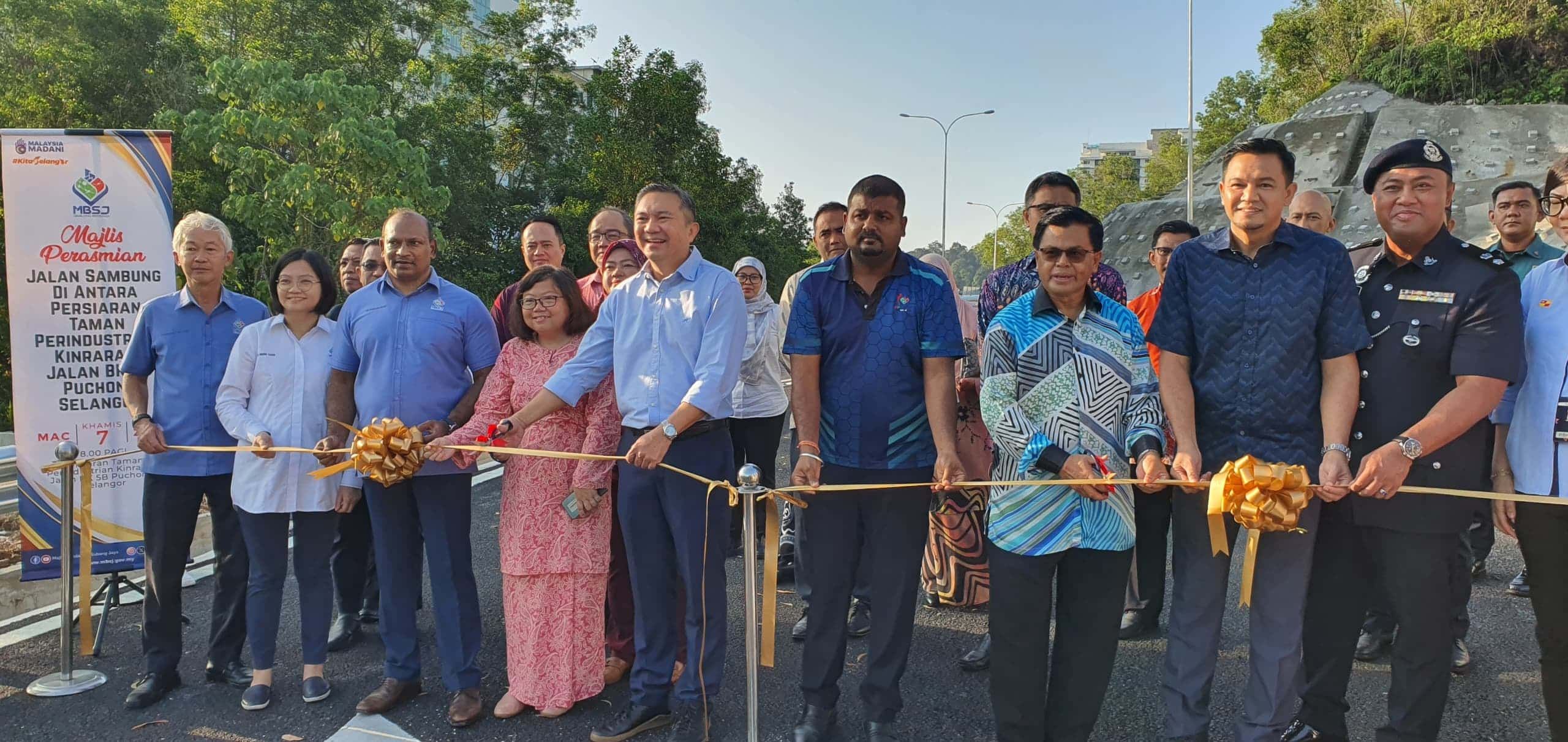 衔接金銮工业区与BK 5B路   迷失公路通车惠及10万居民