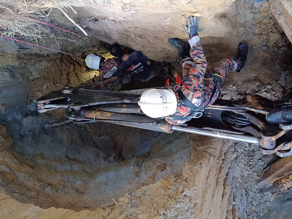 男子下新井环时 不幸被埋死