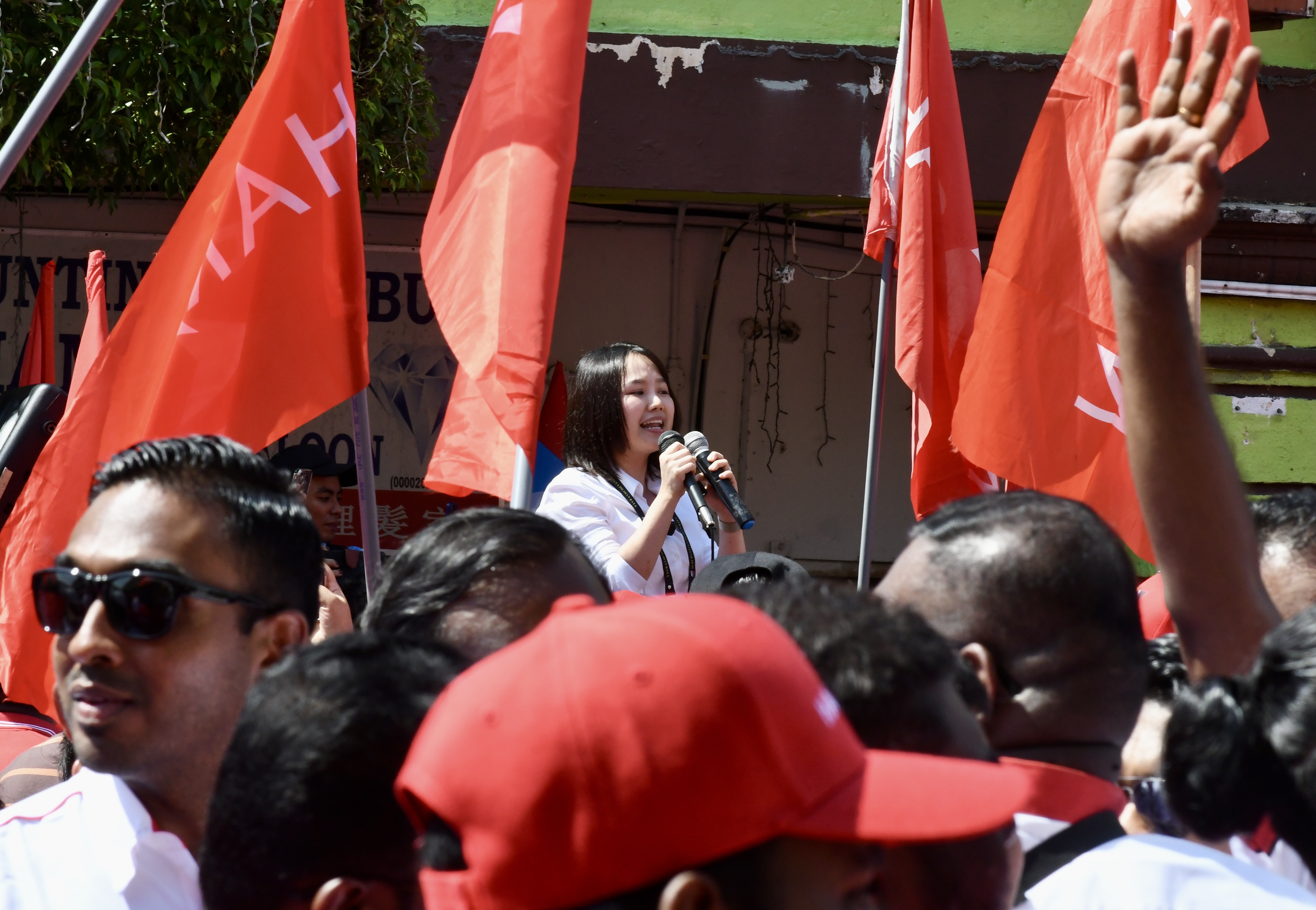 Unity Govt's KKB candidate not shy in meeting voters of different ages