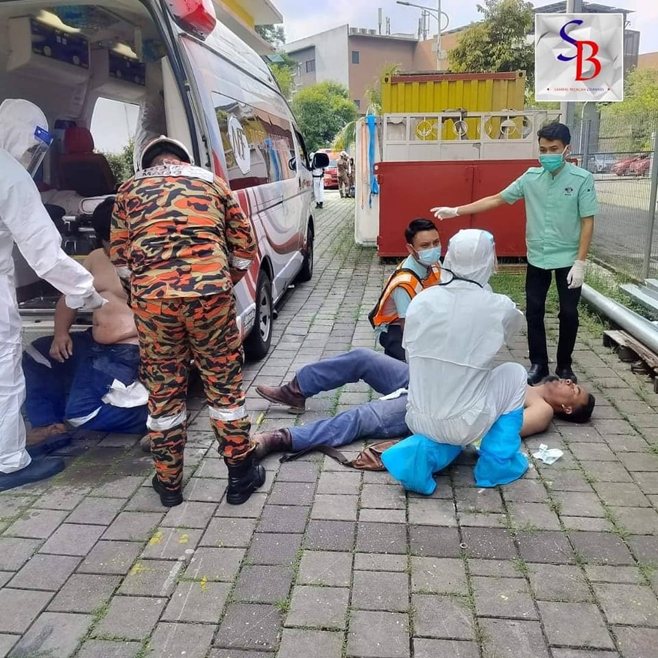 Gas nitrogen meletup, dua pekerja kilang cedera, seorang kritikal