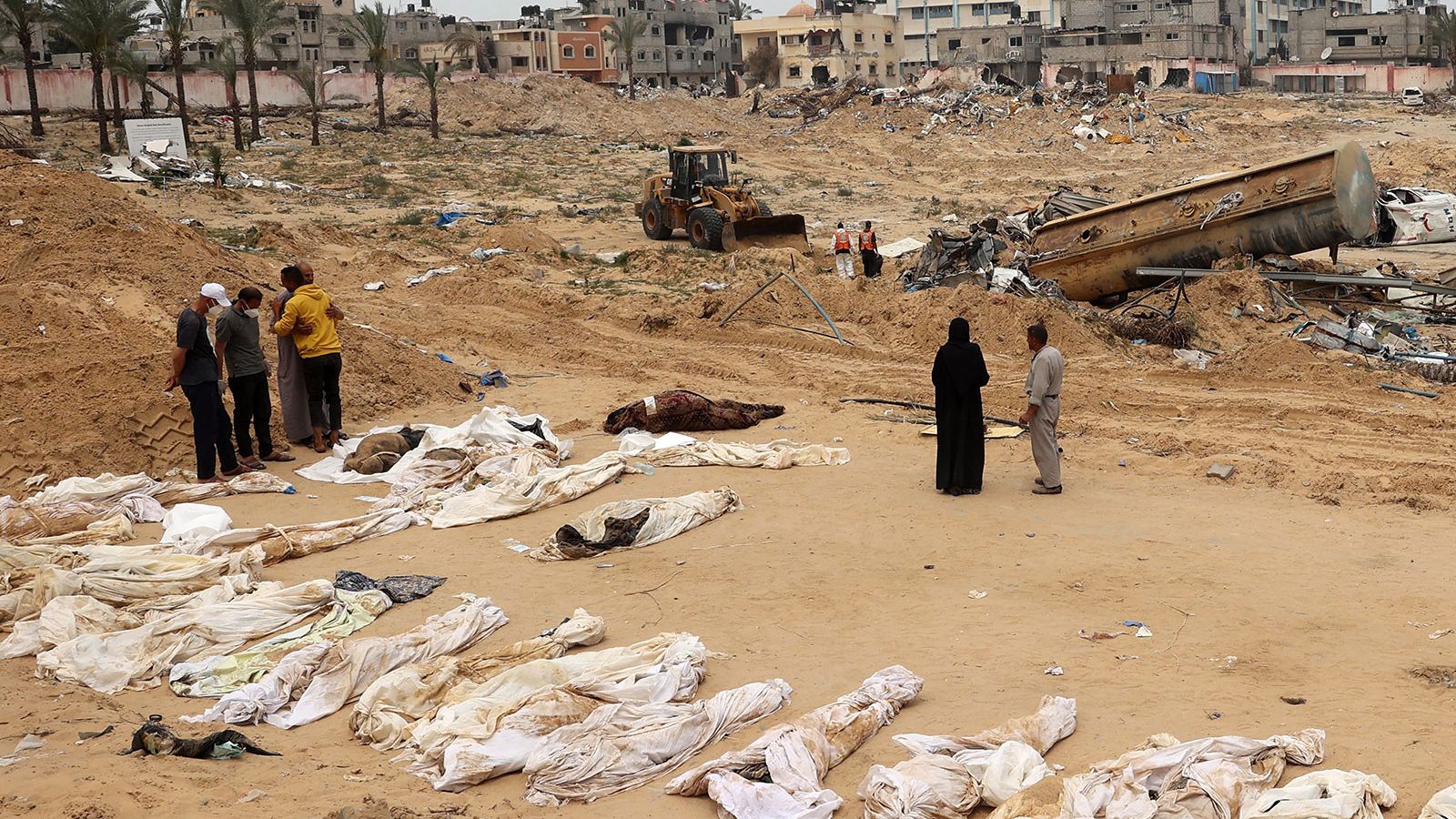 Palestinians seek probe into hundreds of bodies at hospitals, some killed in 'execution' style