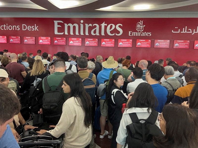 Dubai airport limits arriving flights amid storm backlog