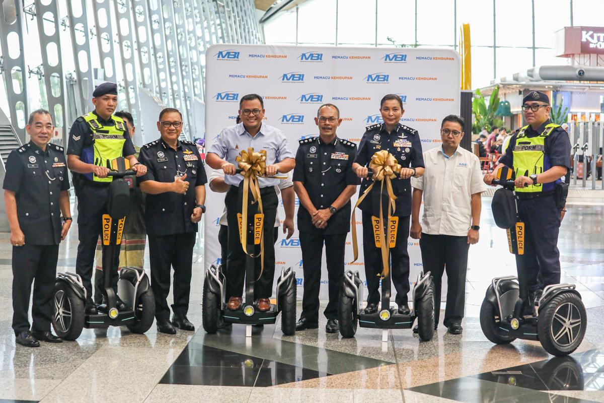 MBI sumbang skuter elektrik, tingkat kawalan keselamatan KLIA, KLIA2