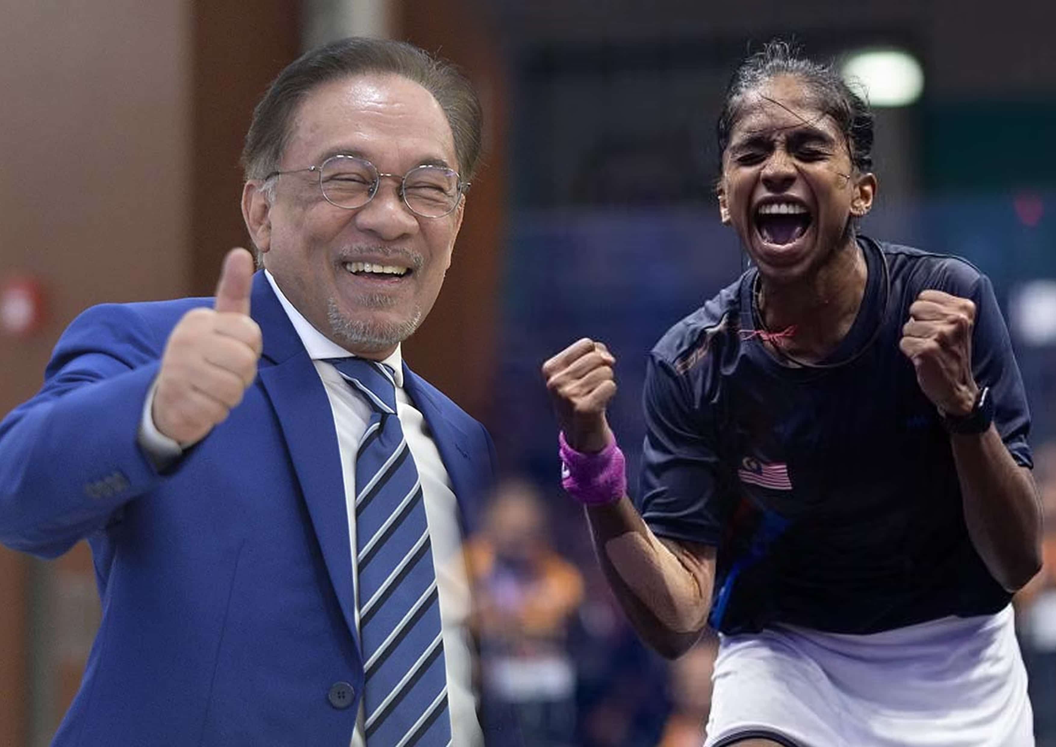 லண்டன் கிளாசிக் வெற்றிக்காக தேசிய ஸ்குவாஷ் வீராங்கனை சிவசங்கரி க்கு  பிரதமர் வாழ்த்து, பாராட்டுகள்