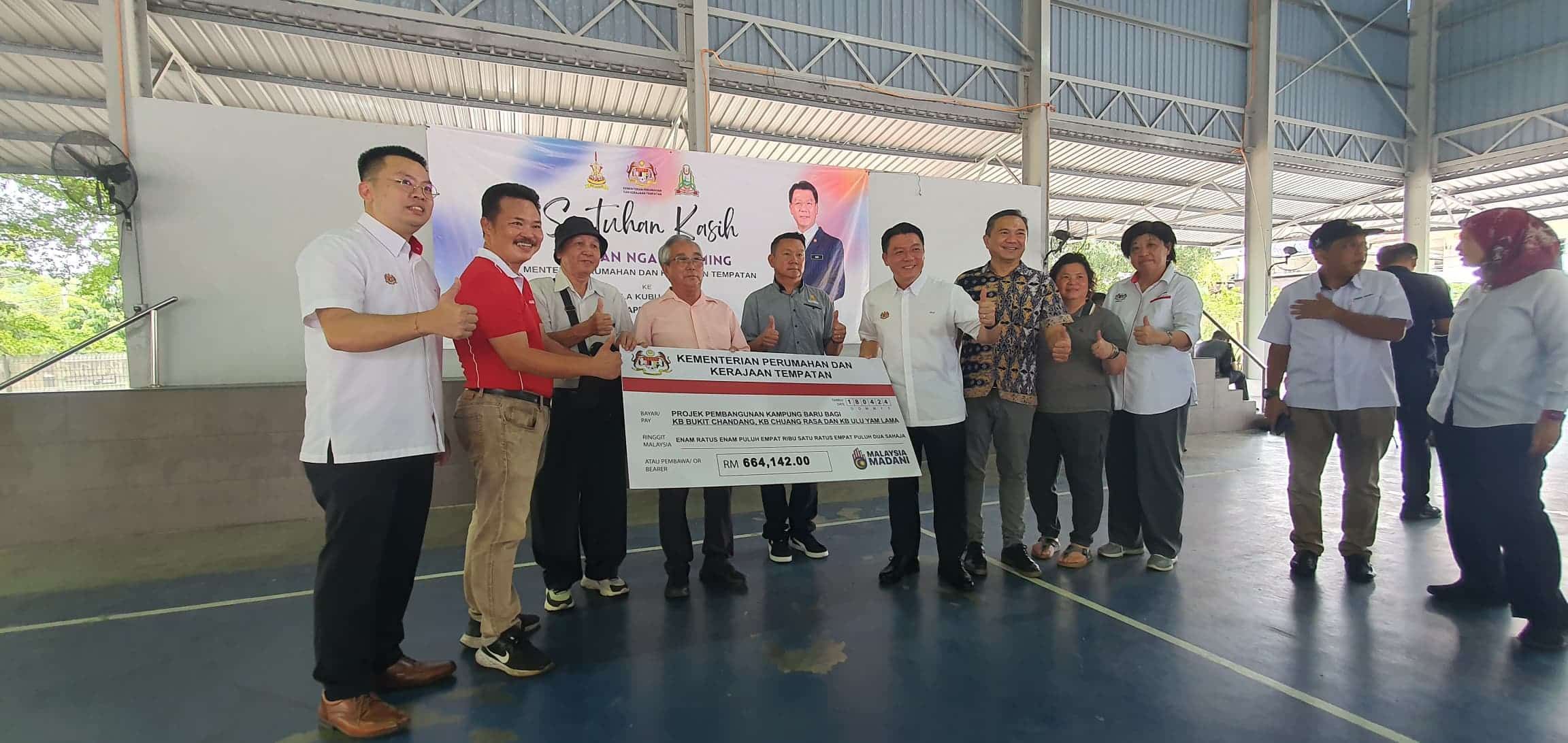 倪可敏访乌雪送512万大红包  14工程改善基设及振兴经济