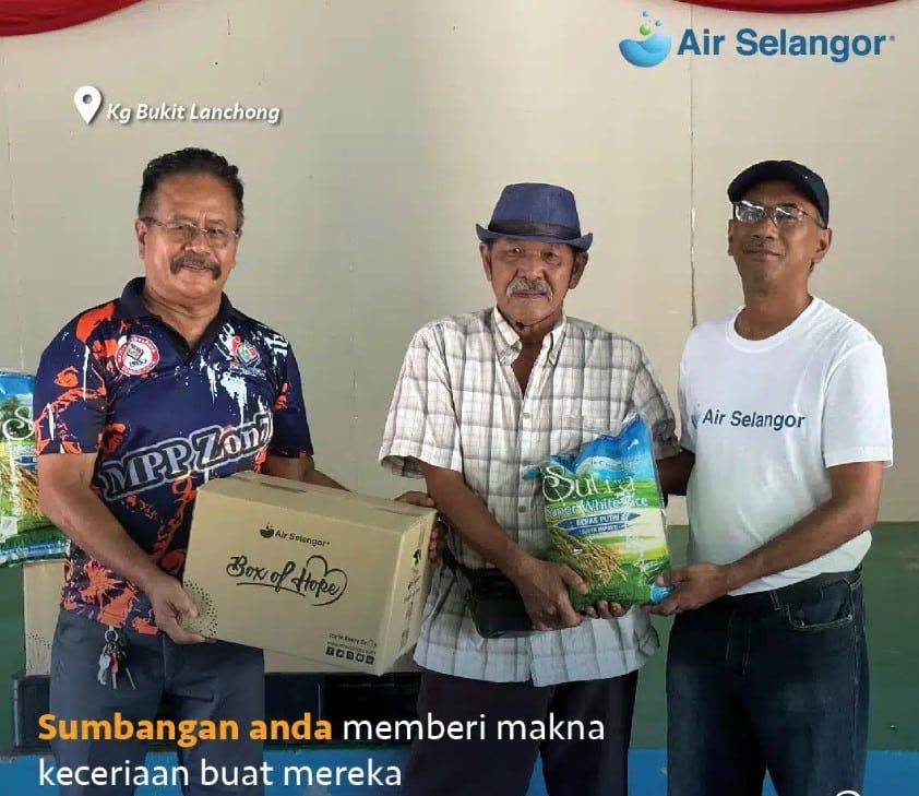 吁民众续响应希望之盒  雪水供公司送暖弱势家庭