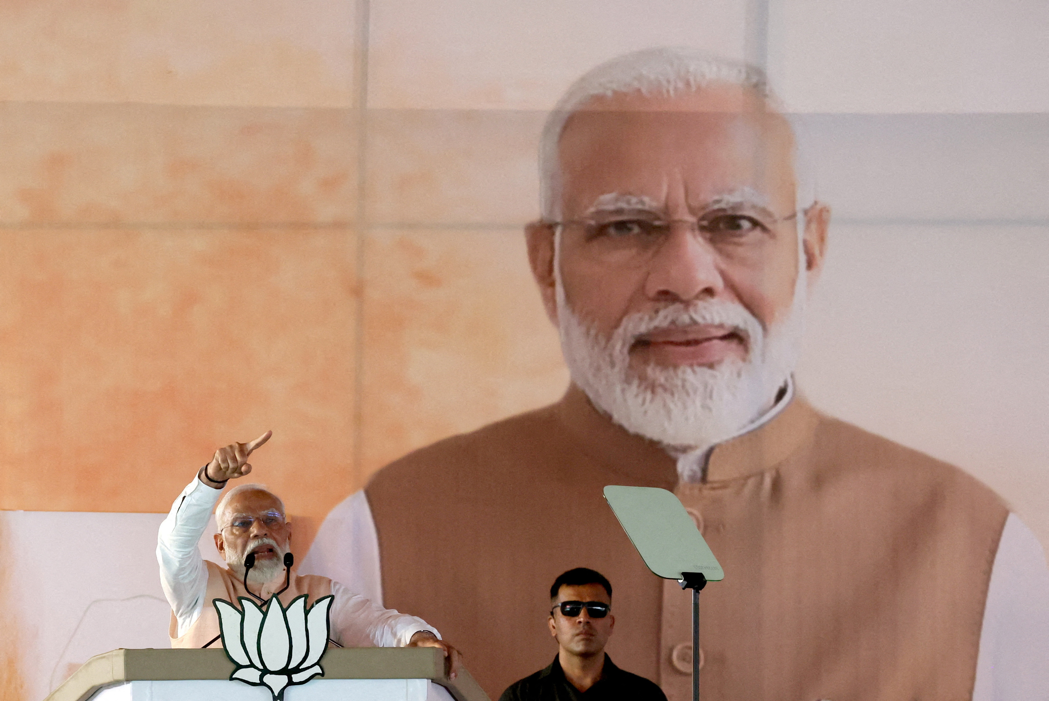 Modi sets ambitious economic goals for probable third term