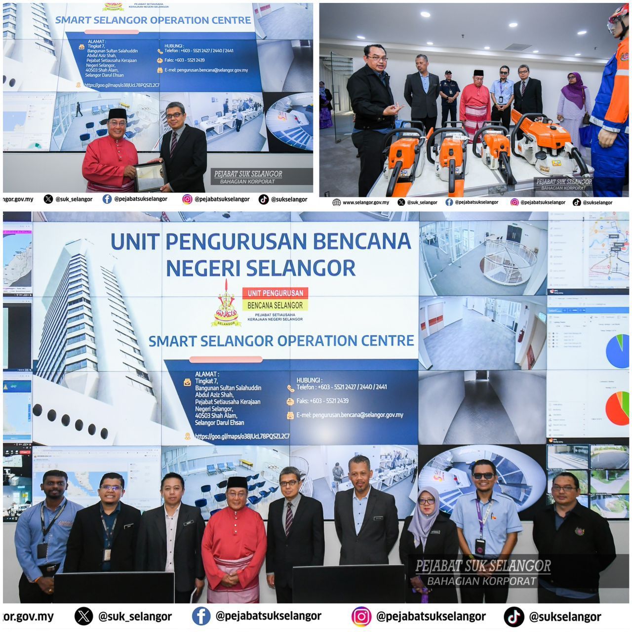 சிலாங்கூர் மாநில அரசாங்கத்தின் செயலாளர் அலுவலத்திற்கு நட்மா தலைமை இயக்குனர் சிறப்பு வருகை