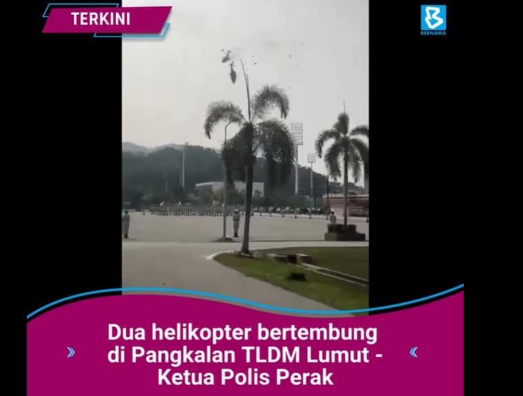 2军事直升机今早排演相撞  机组人员全罹难