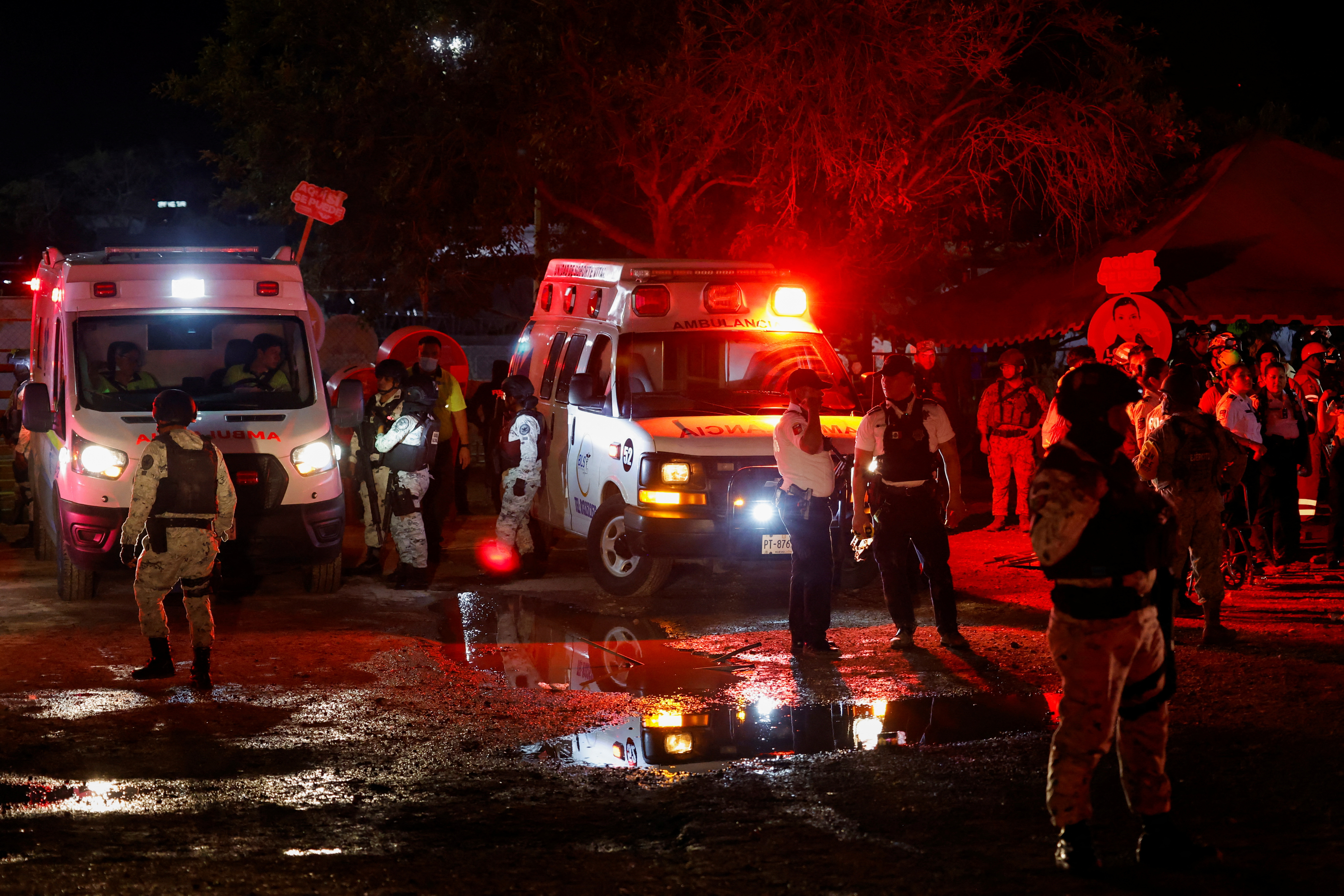 Nine killed after stage collapses during election rally in Mexico