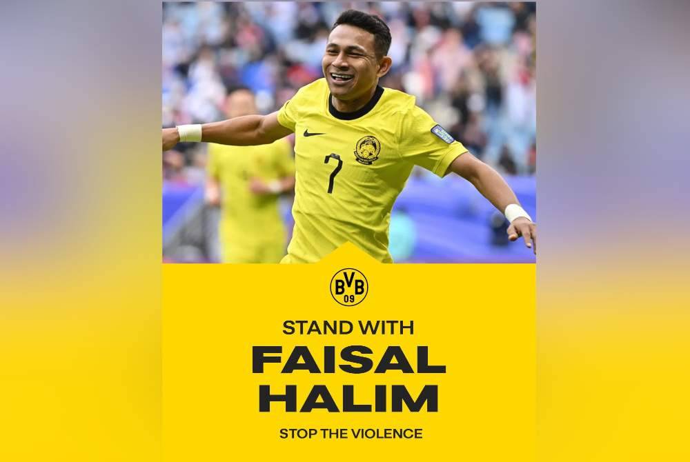 Kelab gergasi Jerman Borussia Dortmund bersolidariti untuk Faisal Halim